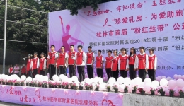 【不忘初心、牢记使命】志愿者温暖助力桂林市首届“粉红丝带”公益活动