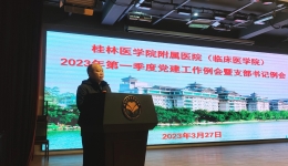 为党建工作谋篇开局 ——附属医院党委召开2023年第一季度党建工作例会暨支部书记例会