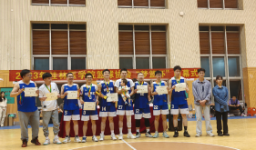 我院篮球队在桂林医学院“梦篮杯”篮球比赛中勇夺第一名！
